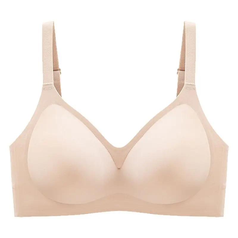 Underwear Girl's Small Chest Gathering Upper Support Anti-sagging Soft Support Anti-outward Expansion Non-steel Rings Collapsed Auxilary Breast Show Large Bra
