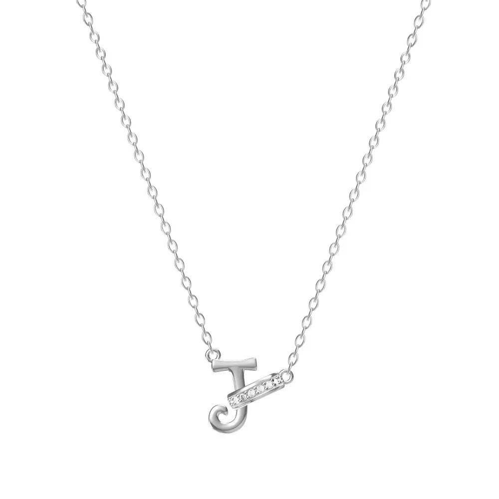 26-Letter Diamond Encrusted Necklace for Women - Image 10