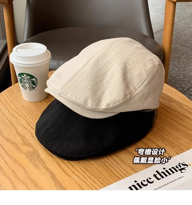 Antique Japanese Style Retro Caps for Men — feature 8