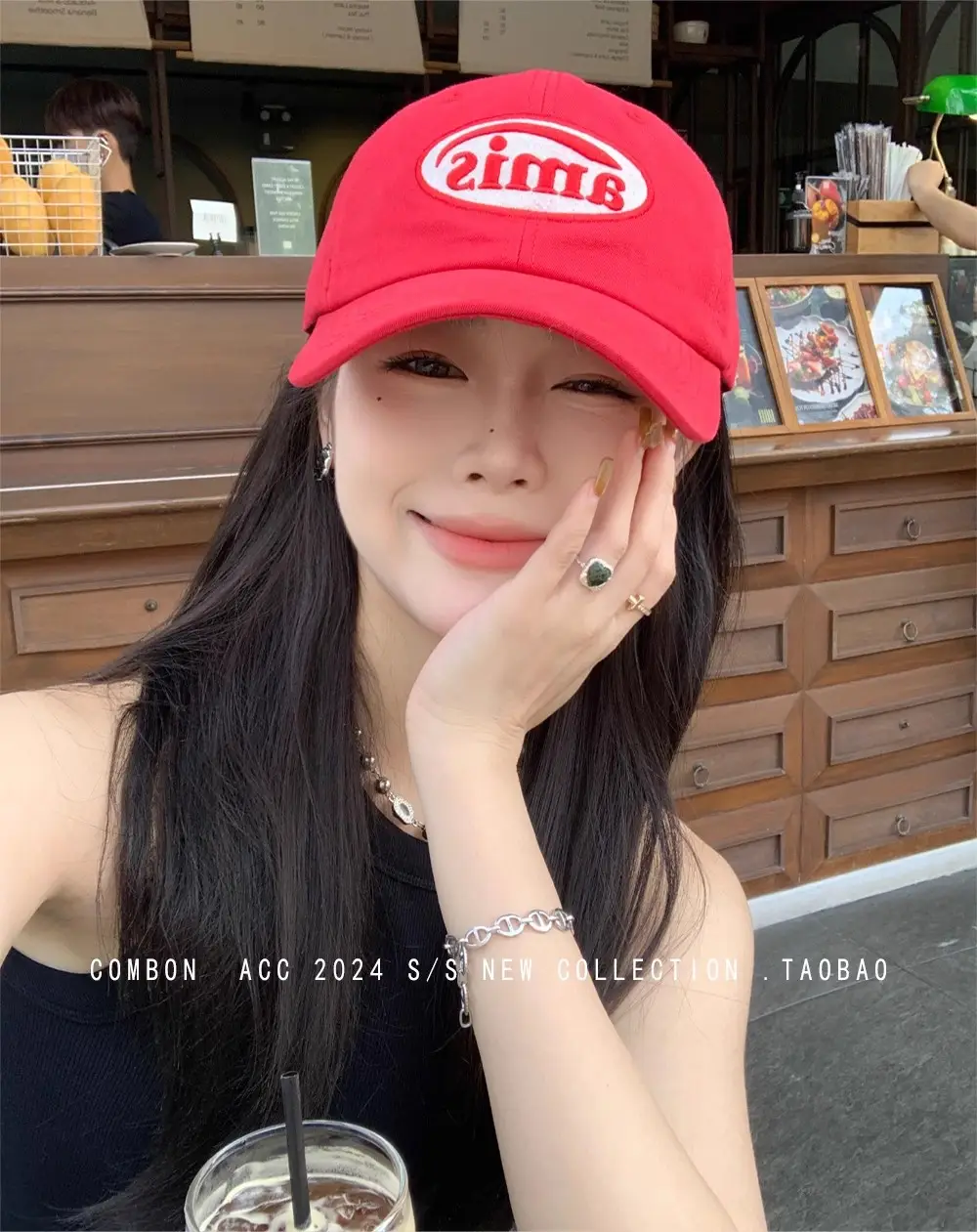 Korean Ins Hat for Women Spring Autumn Casual Embroidered Cap — feature 4