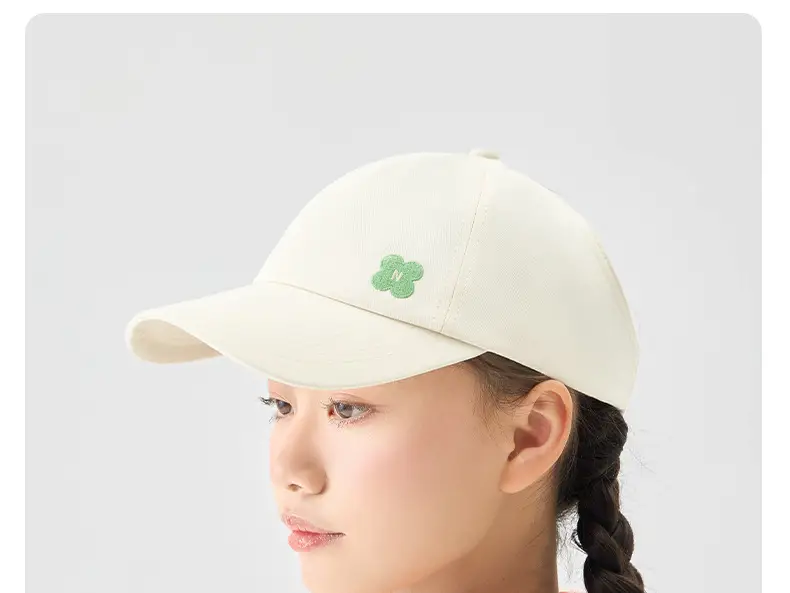 Pink Cotton Peaked Cap for Girls Spring Summer — feature 30