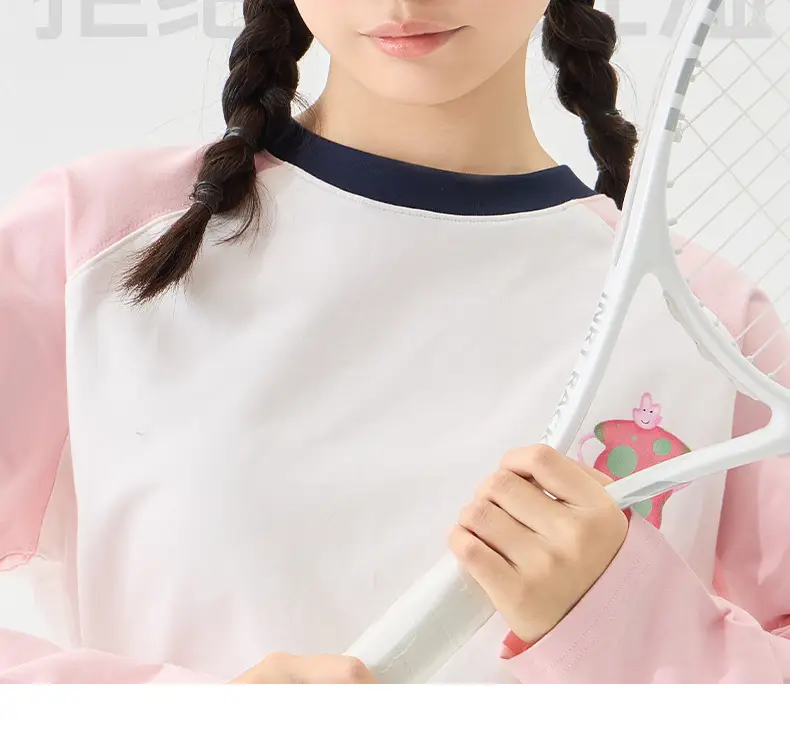 Pink Cotton Peaked Cap for Girls Spring Summer — feature 9