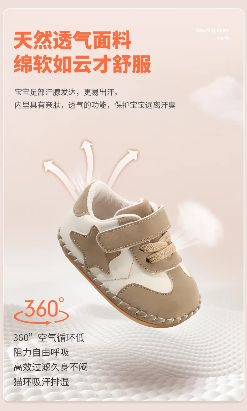 Spring New Baby Shoes Light Soft Bottom 0-6 Months — feature 15