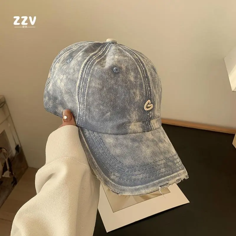 Pink Vintage Baseball Cap Women Wide Brim - Image 6