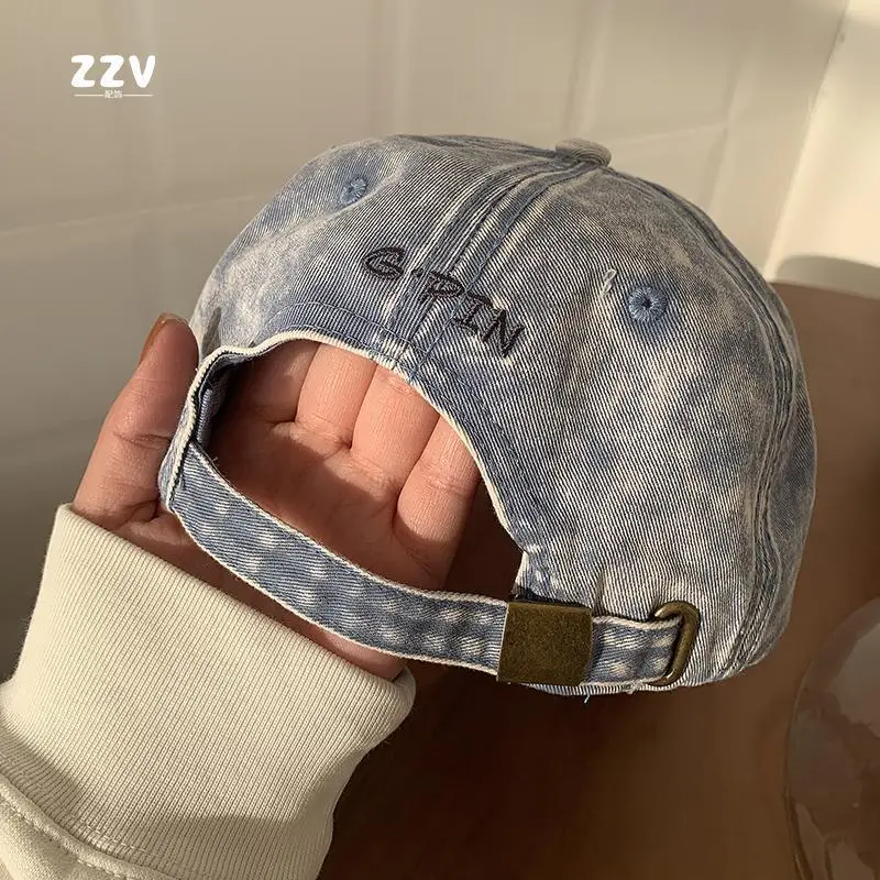 Pink Vintage Baseball Cap Women Wide Brim - Image 7