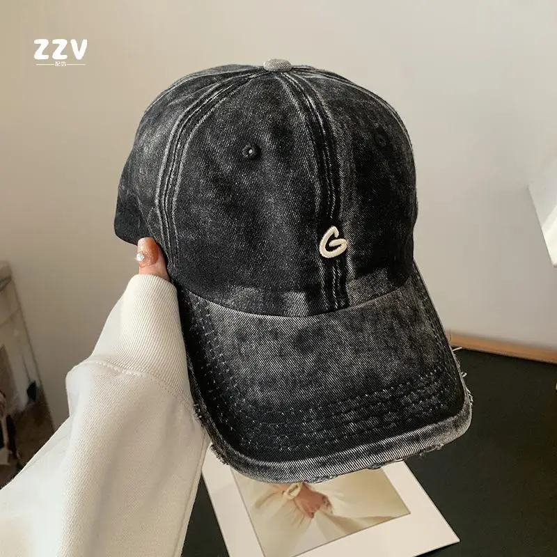 Pink Vintage Baseball Cap Women Wide Brim - Image 8