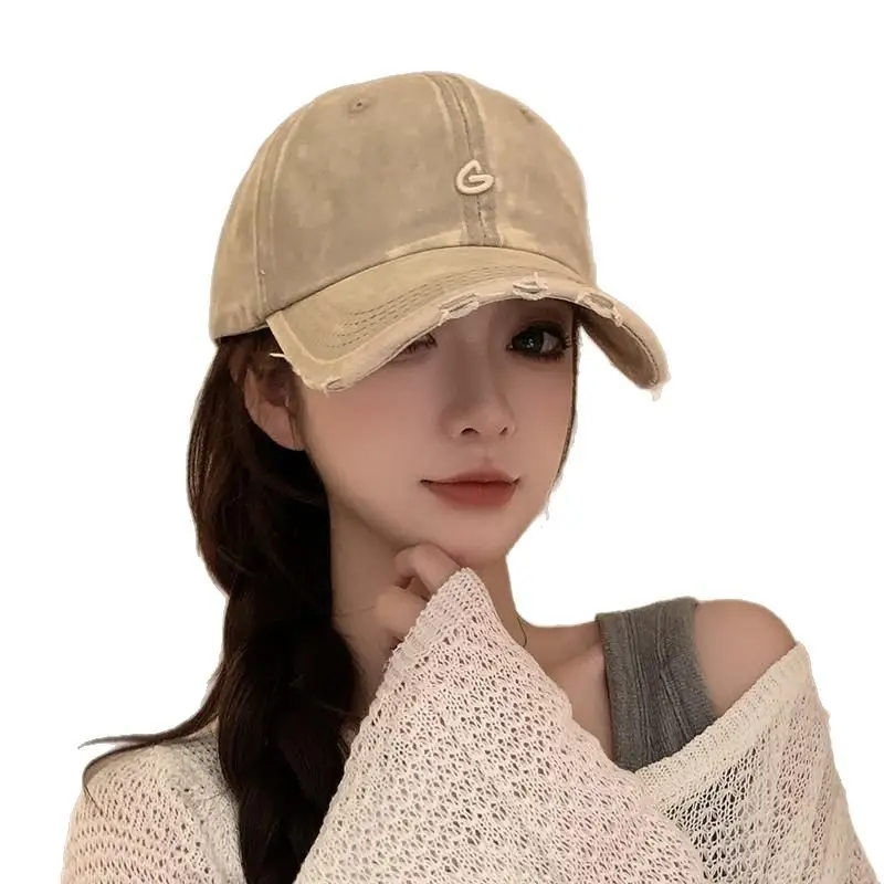 Pink Vintage Baseball Cap Women Wide Brim - Image 9