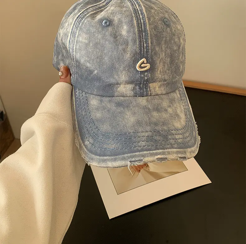Pink Vintage Baseball Cap Women Wide Brim — feature 16