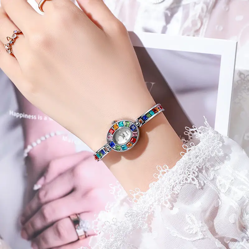 Gold Crystal Bracelet Watch for Women — feature 5