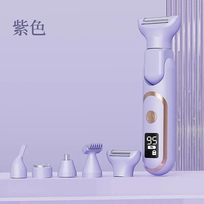 Purple Electric Full Body Shaver for Women