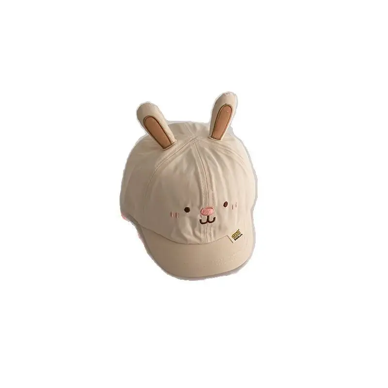 Cute Pink Rabbit Cap for Kids Blue with Bunny Ears - Image 10