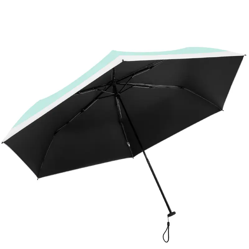 Ultra Light Feather Umbrella Black Glue Three Fold UV Protection - Image 19