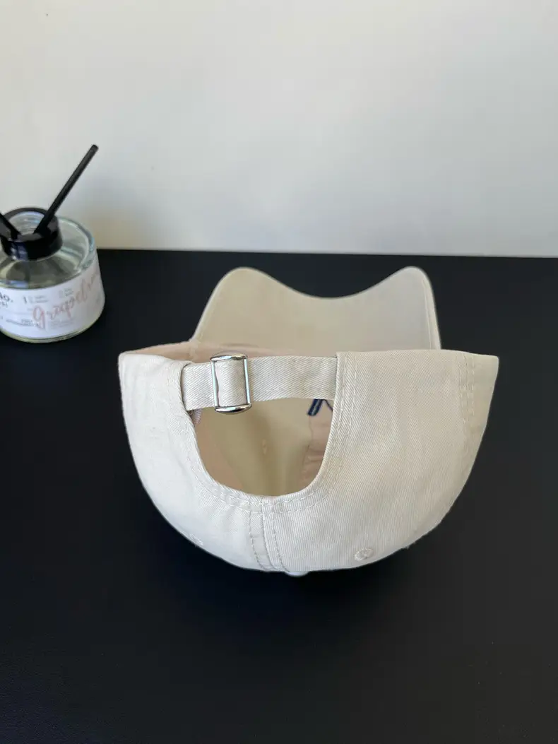 Korean-style Black Baseball Cap with Wide Brim for Men Women — feature 14