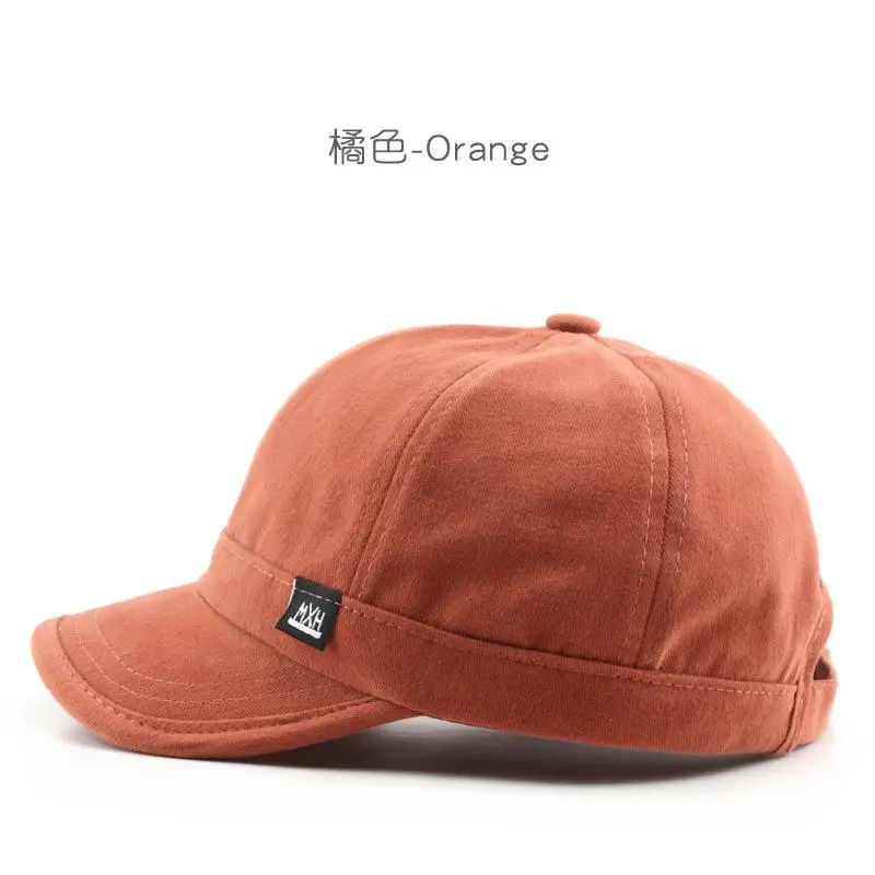 Men's Japanese Sunshade Cap Khaki Short Bristle Baseball - Image 3