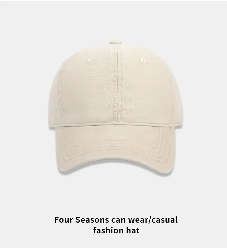 Men & Women Retro Washable Baseball Caps Summer Sunshade — feature 14