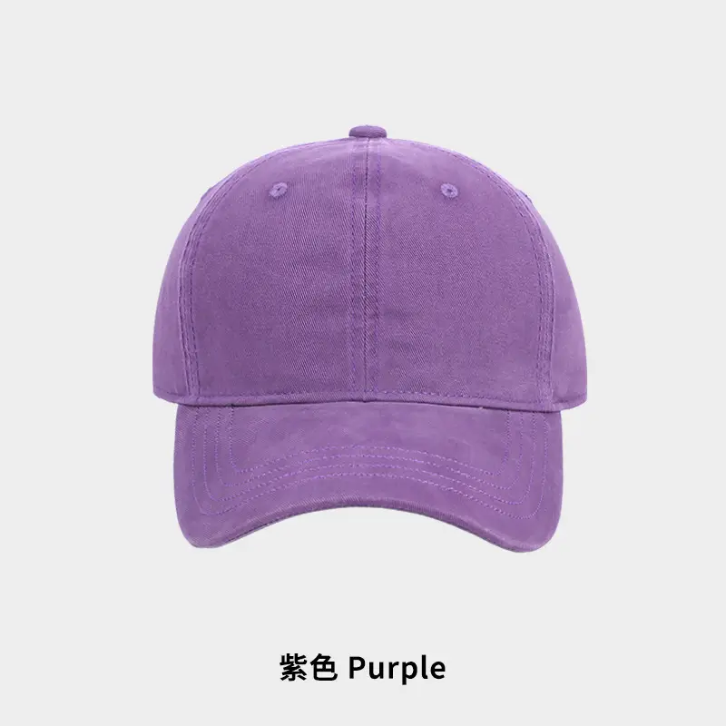 Men & Women Retro Washable Baseball Caps Summer Sunshade - Image 5