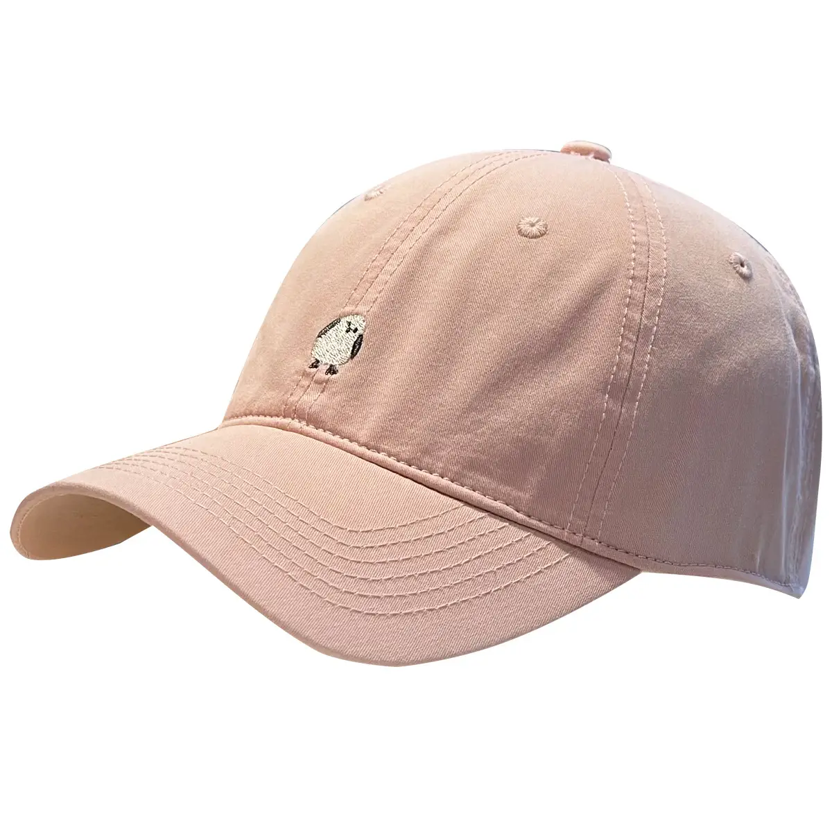 Japanese Style Soft Pink Baseball Cap for Kids - Image 13