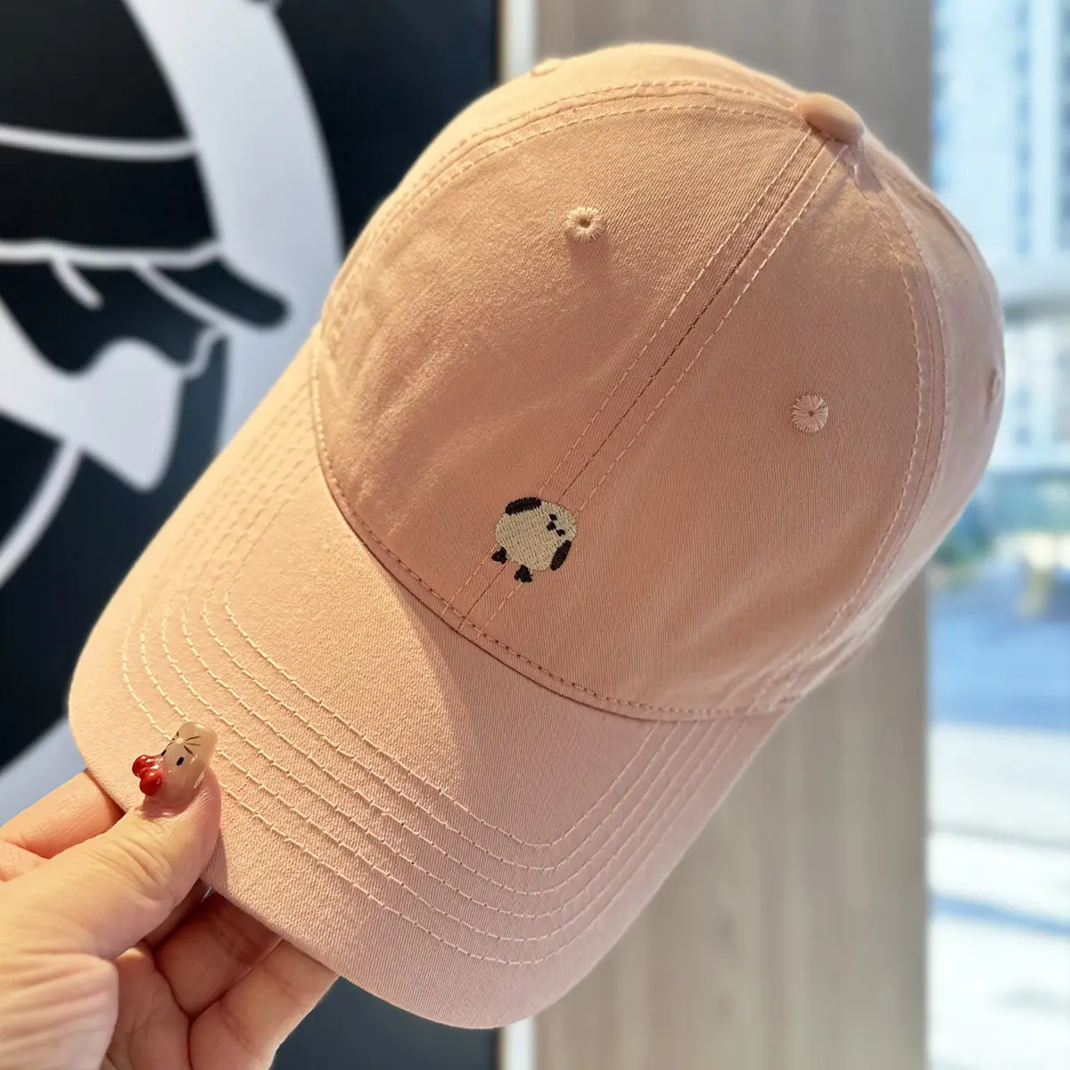 Japanese Style Soft Pink Baseball Cap for Kids — feature 13