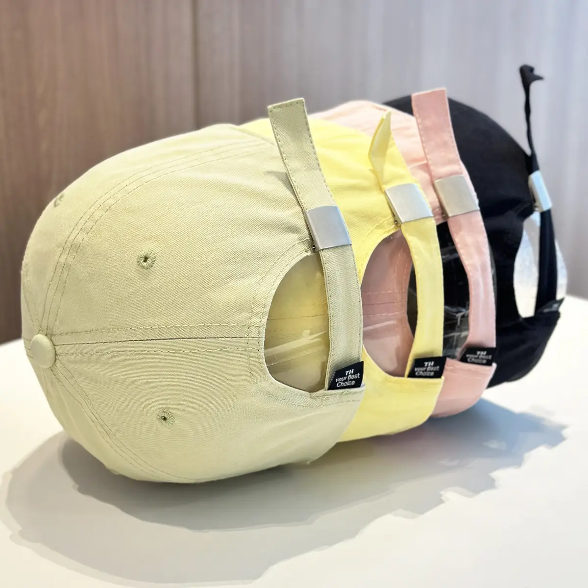 Japanese Style Soft Pink Baseball Cap for Kids — feature 18