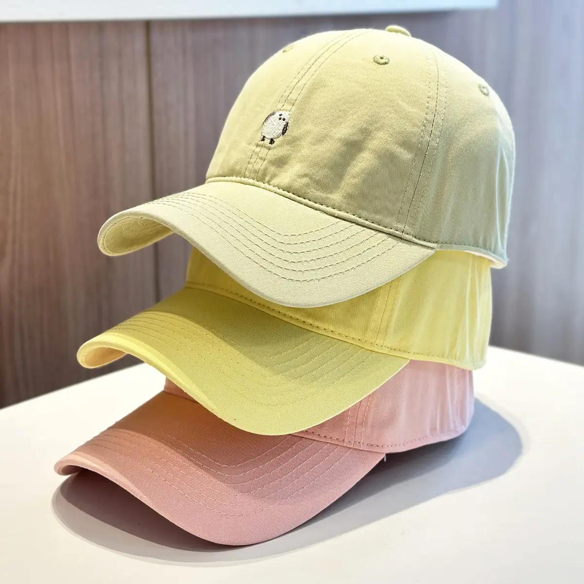 Japanese Style Soft Pink Baseball Cap for Kids — feature 4