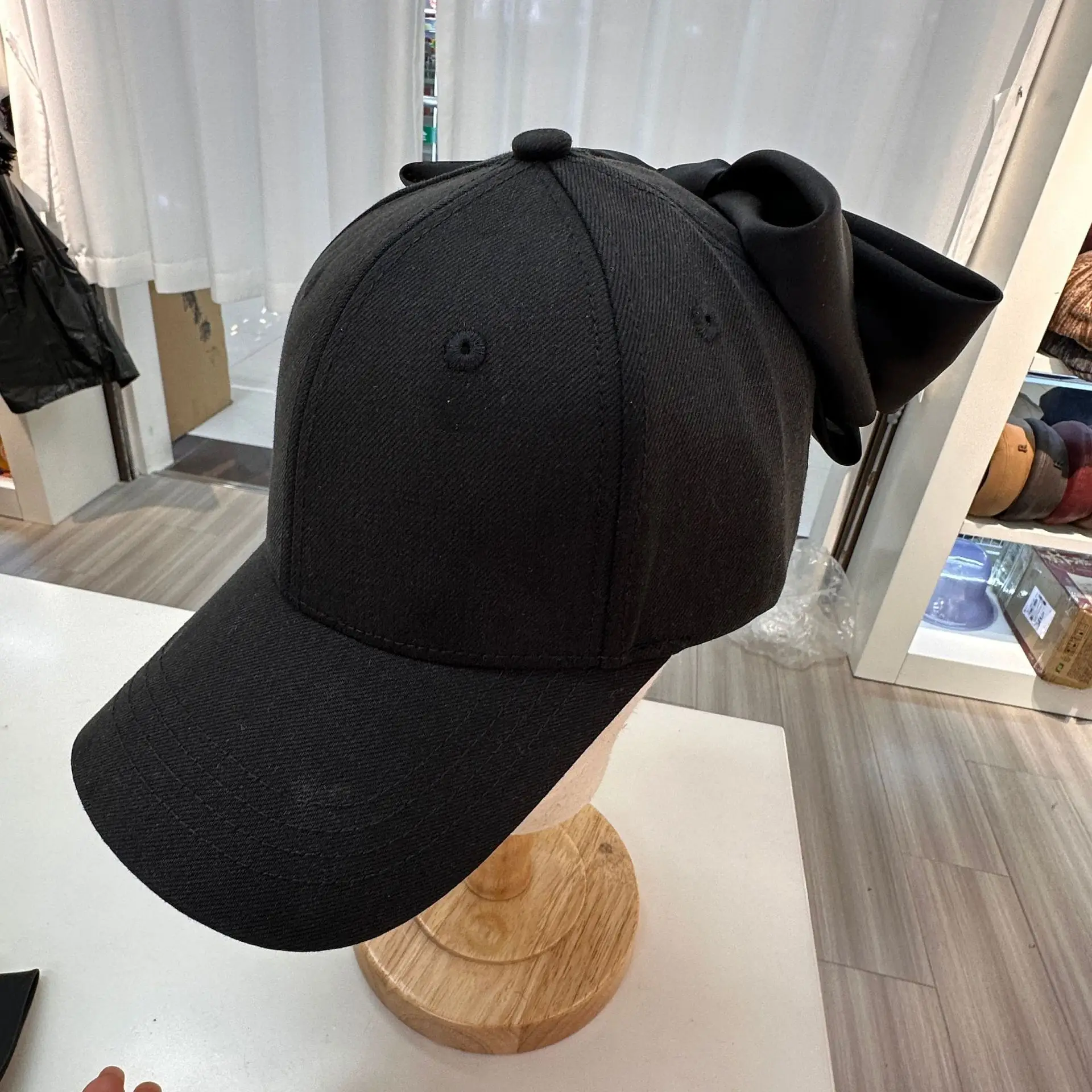 Women Korean Style Bow Hat Baseball Cap Red Coat — feature 16