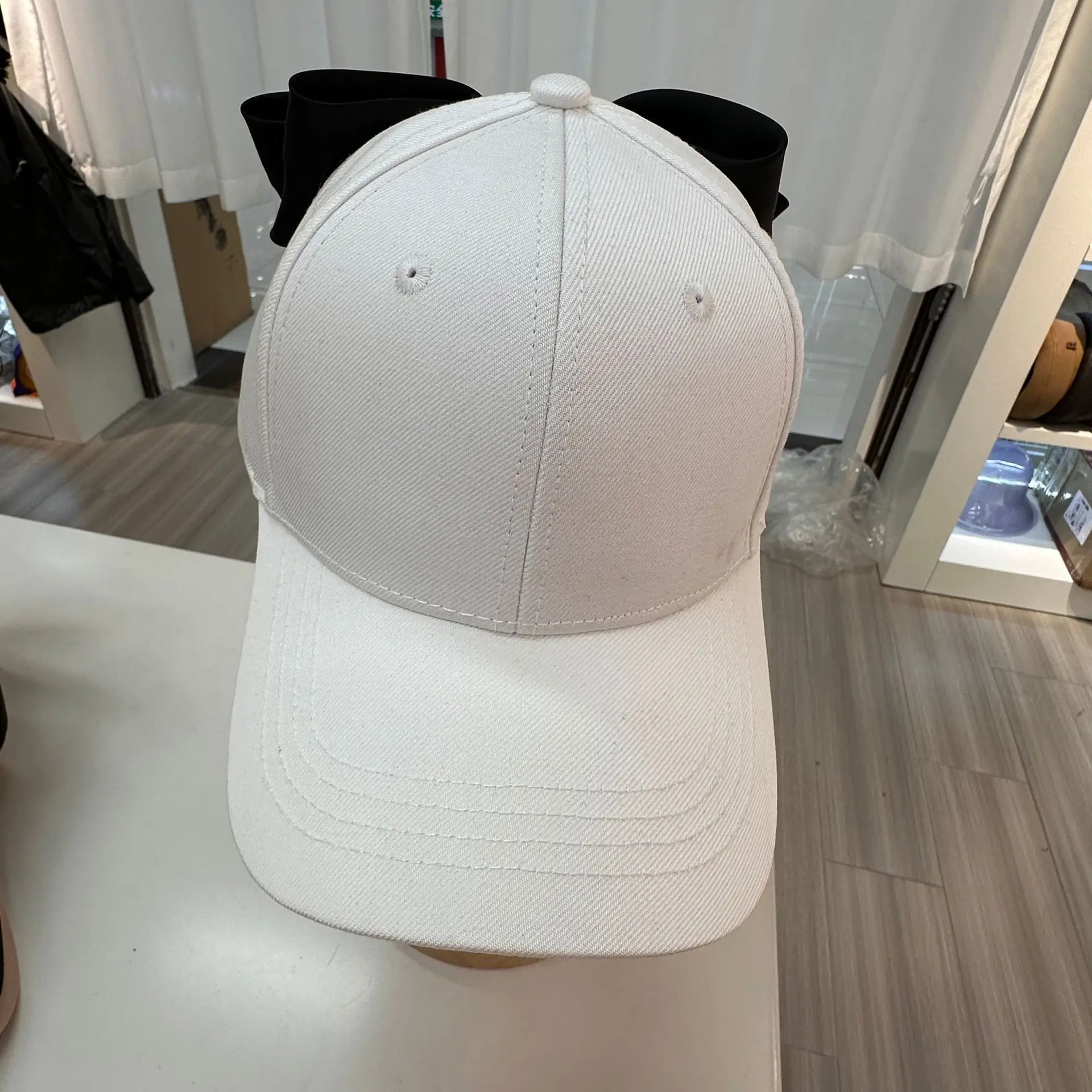 Women Korean Style Bow Hat Baseball Cap Red Coat — feature 19