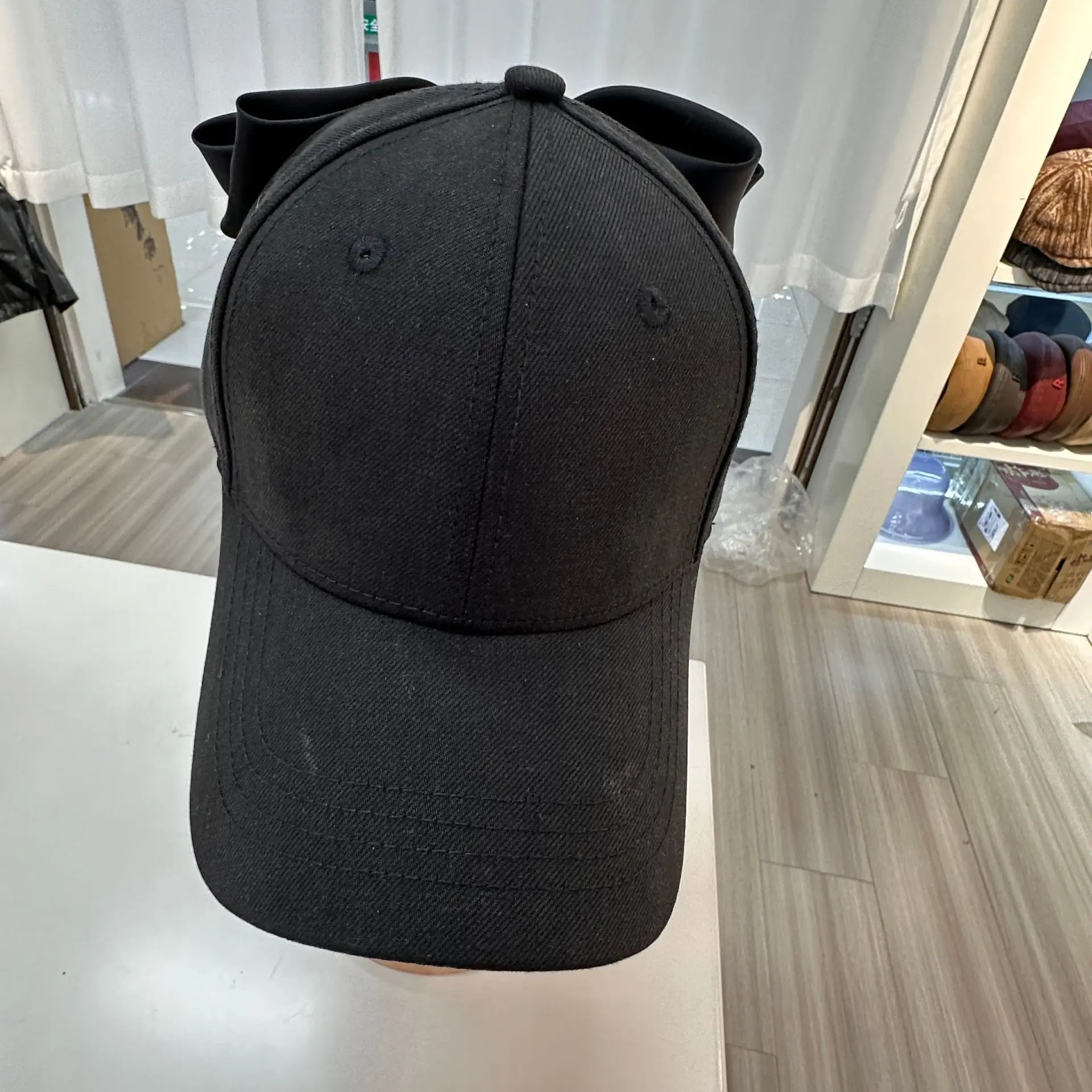 Women Korean Style Bow Hat Baseball Cap Red Coat — feature 20