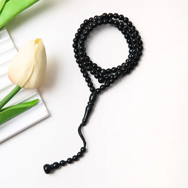 Black Arab Rosary Tess Beads Bracelet for Men - Image 4