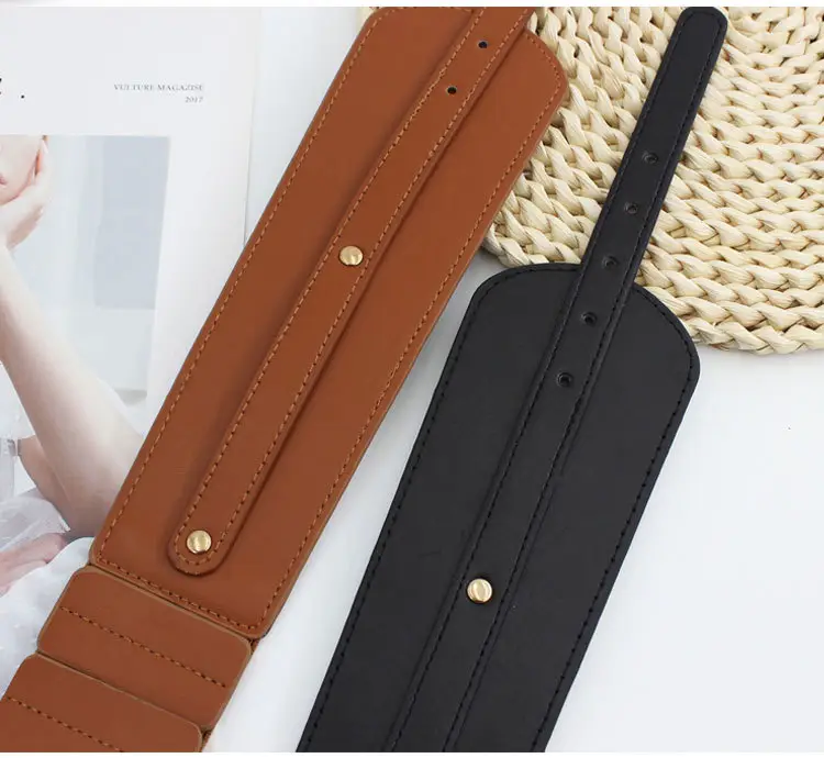Red Stretch Waist Belt for Women — feature 12