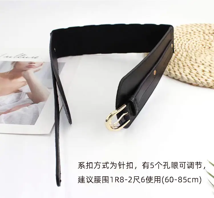 Red Stretch Waist Belt for Women — feature 9