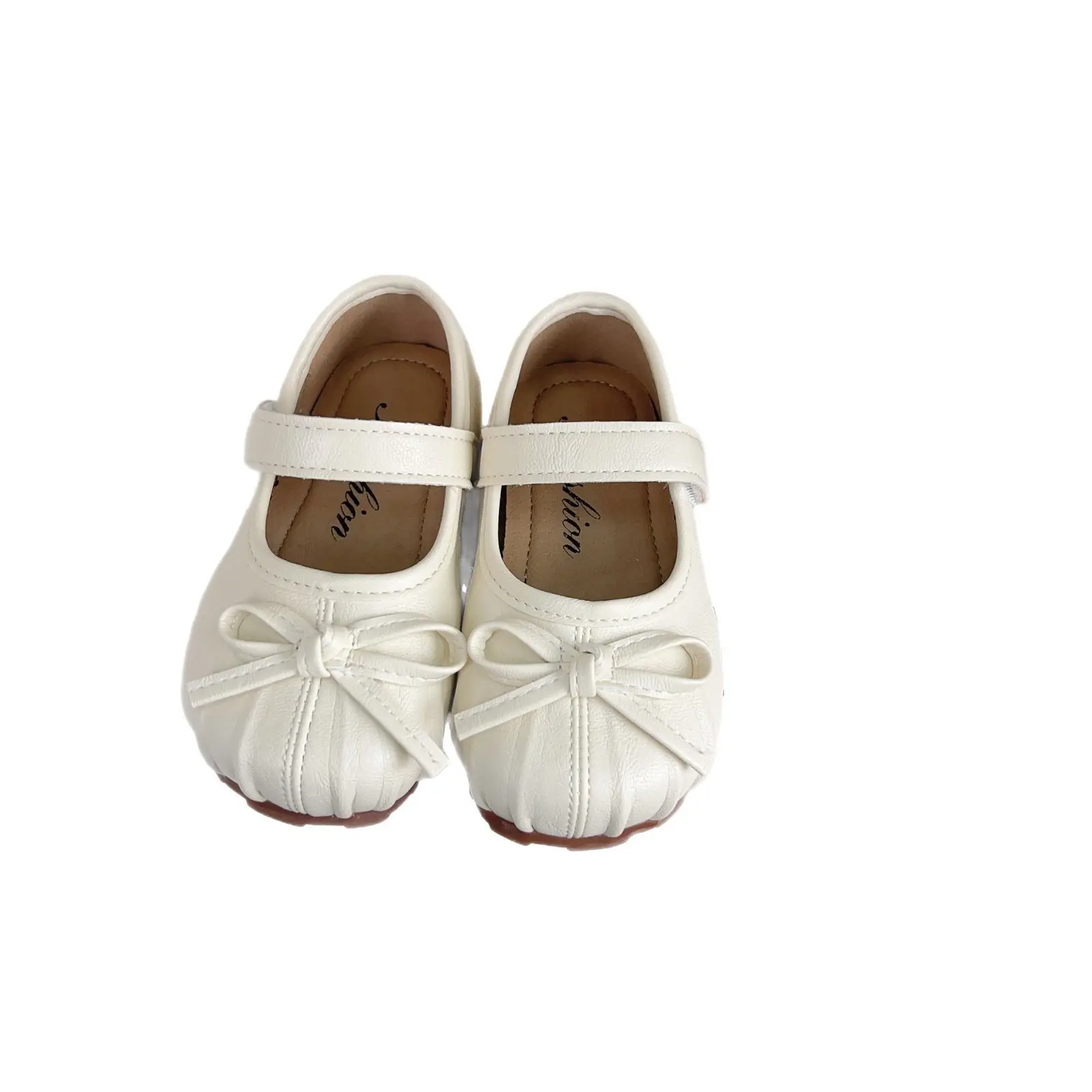 Women's Princess Bow Baby Shoes Red 1-3Yrs