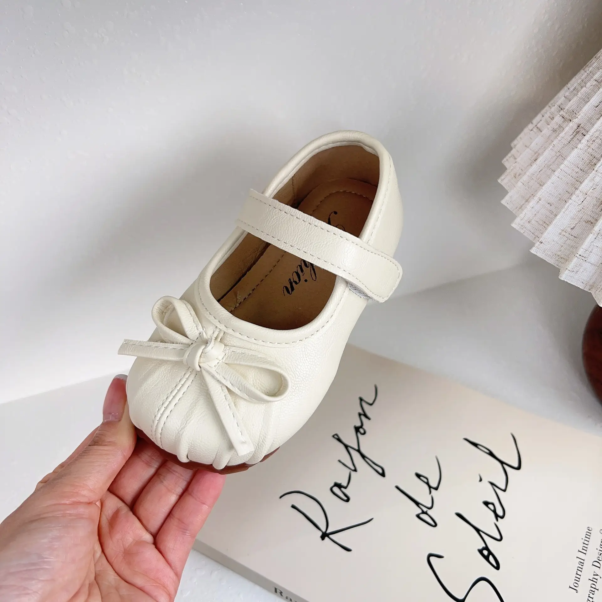 Women's Princess Bow Baby Shoes Red 1-3Yrs — feature 6