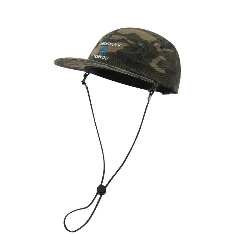 Camouflage Wind Hat with Drawstring for Outdoor Use - Image 6