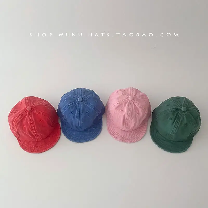 Children's Spring & Autumn Hats Washed Western Style — feature 7