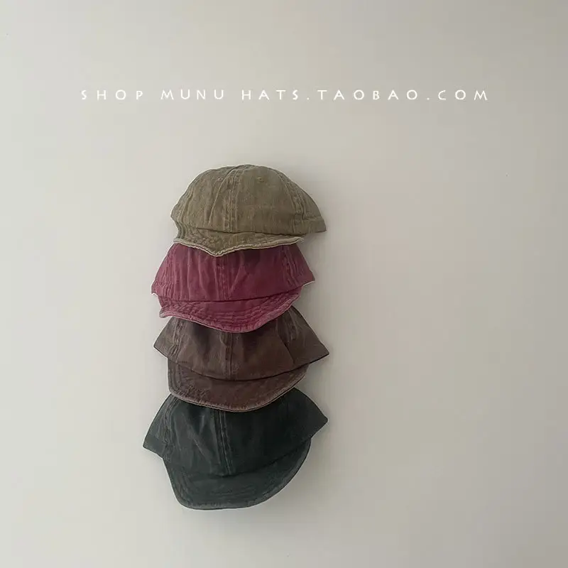 Children's Spring & Autumn Hats Washed Western Style — feature 9