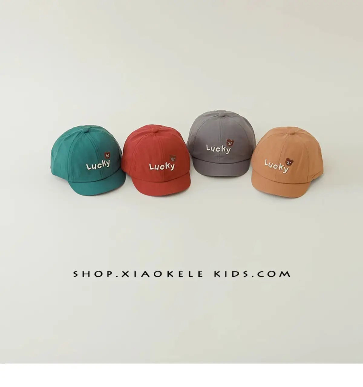 Baby Cap Bear Print Spring Autumn Sunshade Cap — feature 2