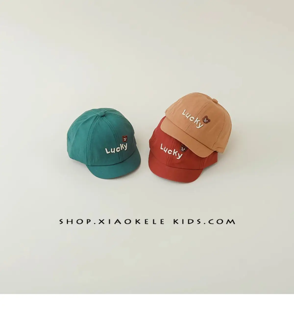 Baby Cap Bear Print Spring Autumn Sunshade Cap — feature 3