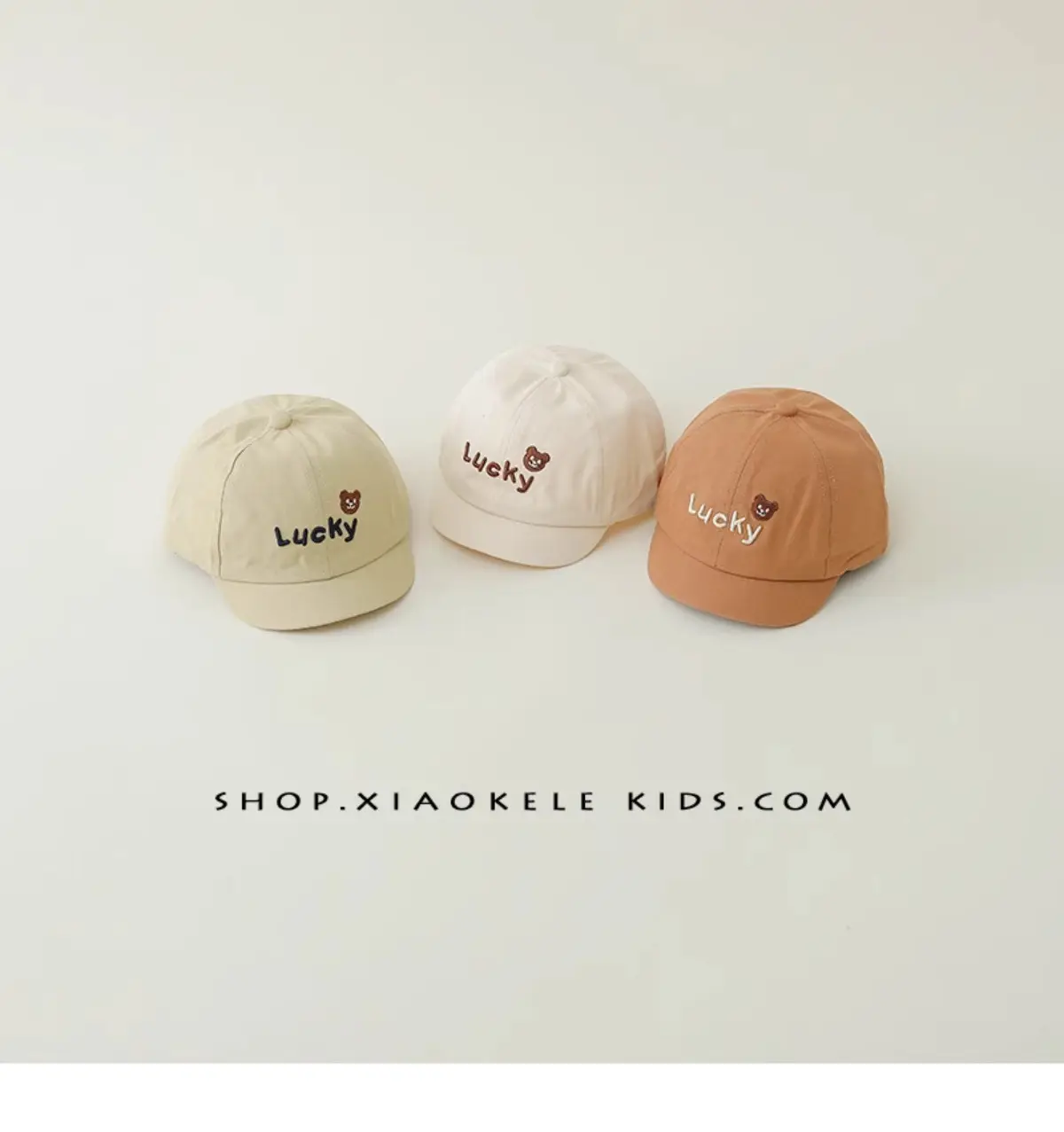 Baby Cap Bear Print Spring Autumn Sunshade Cap — feature 5