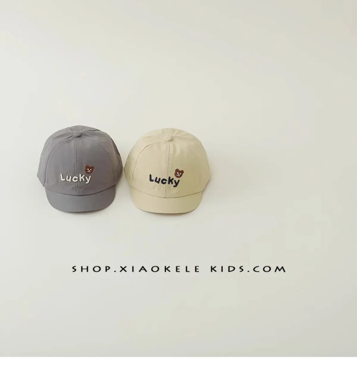 Baby Cap Bear Print Spring Autumn Sunshade Cap — feature 8