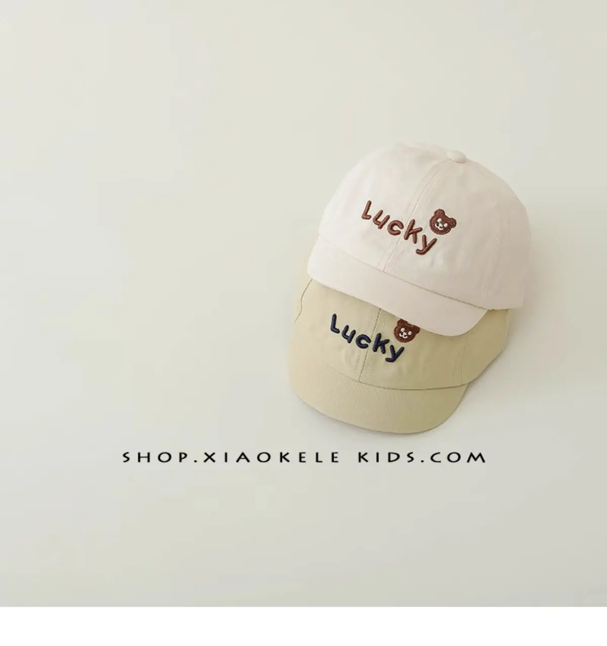 Baby Cap Bear Print Spring Autumn Sunshade Cap — feature 9