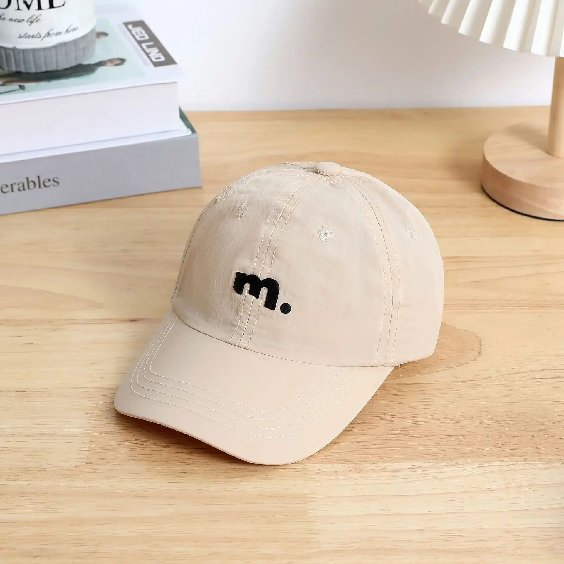 Spring Kids Light Macaron Cap Letter M All Match - Image 9
