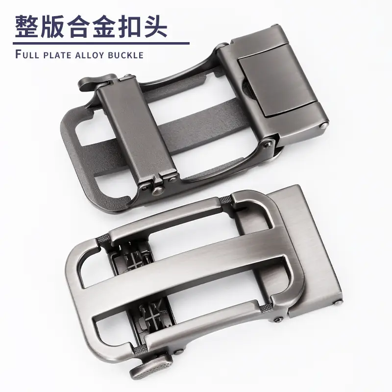 Men's Hollow Woven Belt Automatic Buckle Non-Porous High Sense - Image 9