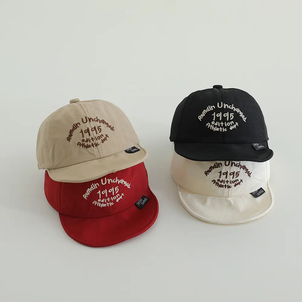 One-year-old Baby Cap Red Black 2024 New - Image 6