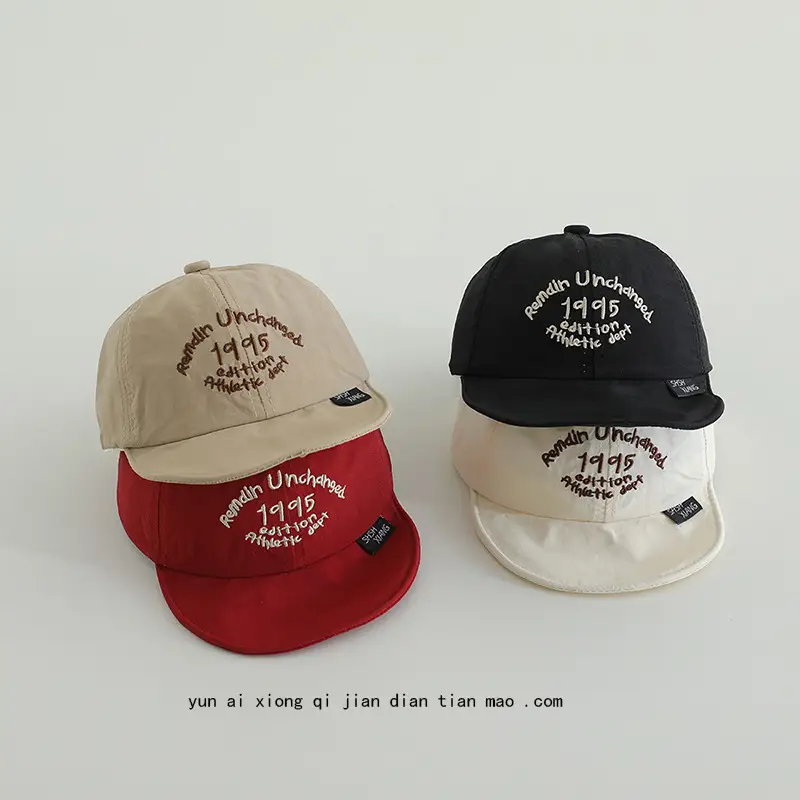 One-year-old Baby Cap Red Black 2024 New β feature 8