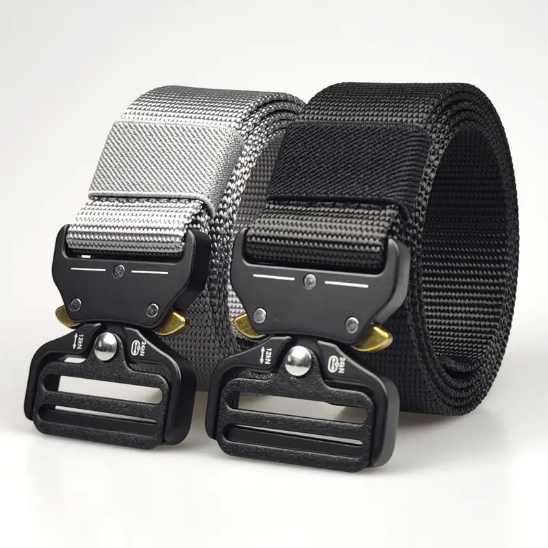 Gold Beaded Nylon Tactical Belt for Men - Image 7