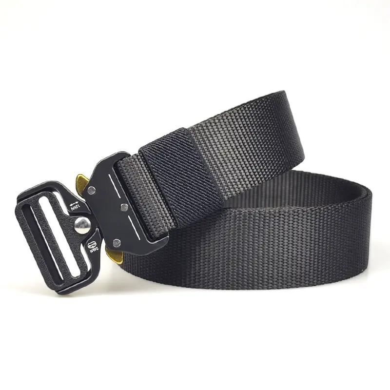 Gold Beaded Nylon Tactical Belt for Men - Image 9