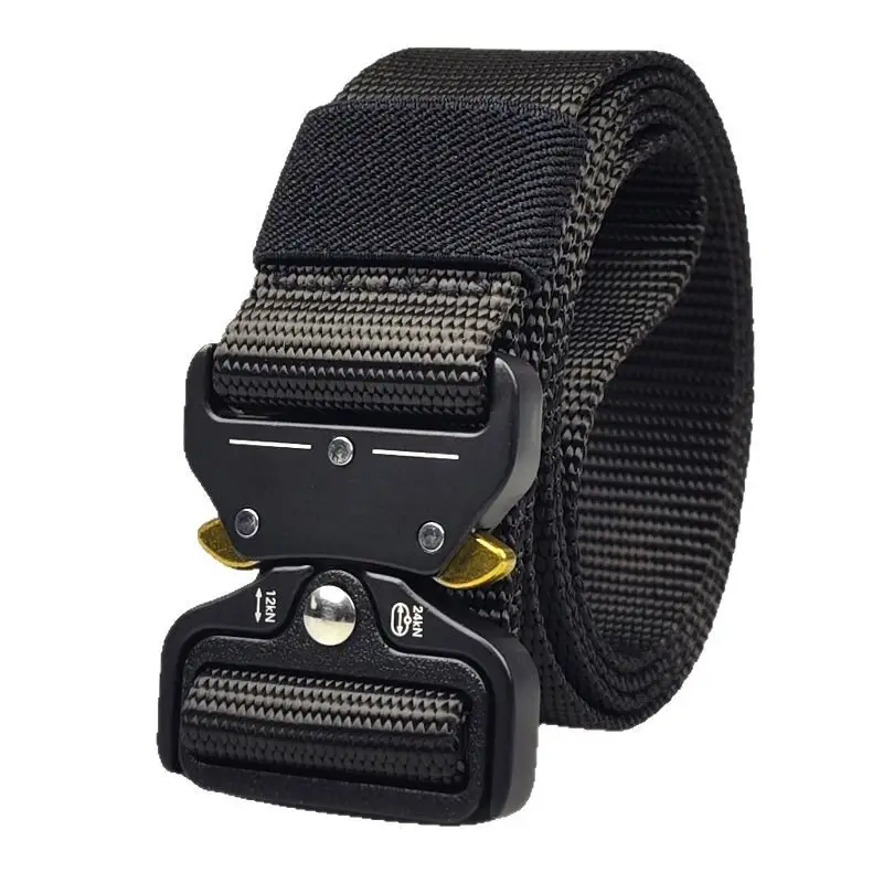 Gold Beaded Nylon Tactical Belt for Men - Image 11