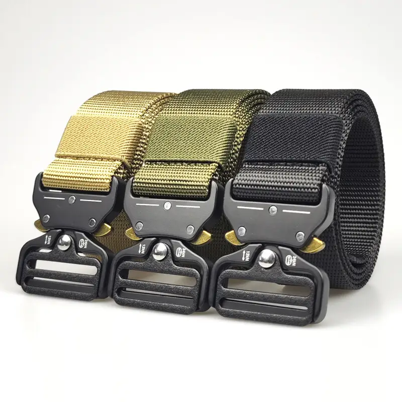Gold Beaded Nylon Tactical Belt for Men — feature 5