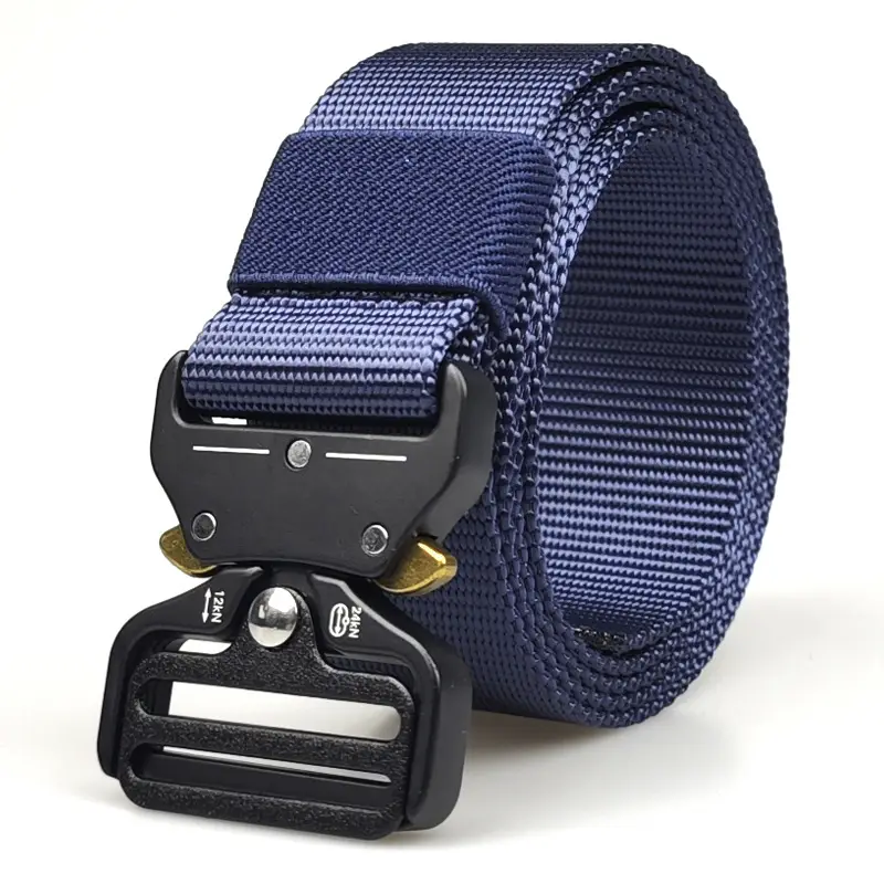 Gold Beaded Nylon Tactical Belt for Men - Image 4