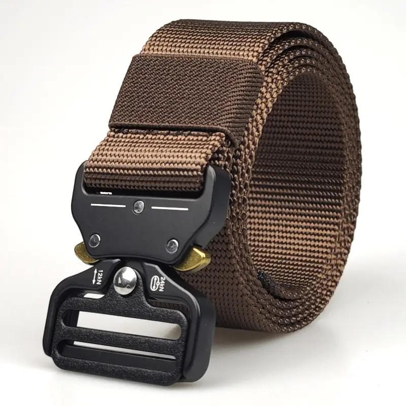 Gold Beaded Nylon Tactical Belt for Men - Image 5